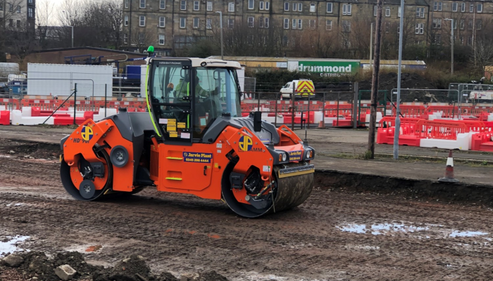 Plant Hire For Road Surfacing Works