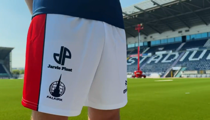 Jarvie Plant Sponsor Falkirk FC Shorts
