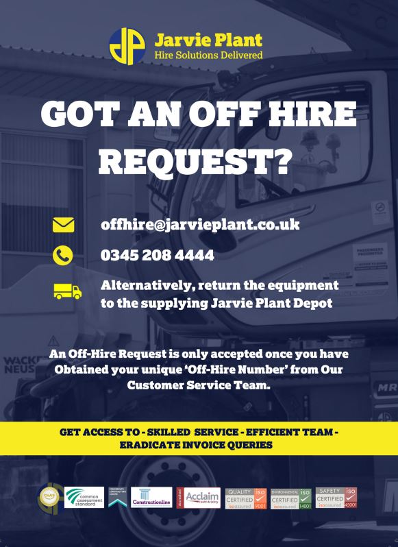 OFF HIRE REQUEST
