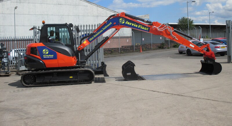 Kubota KX080-3 8T Excavator | Hire from Jarvie Plant