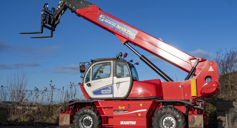Rotating Telehandlers for Hire | 360° Reach & Multi-Function | Jarvie Plant