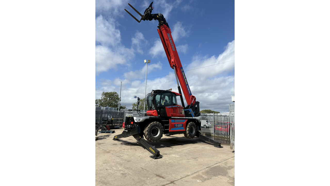 Scotland’s First Electric Rotating Telehandler – Jarvie Plant Leads ...